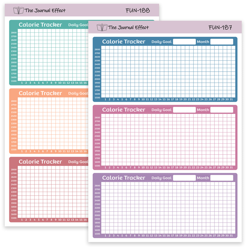 Printable Calorie Counter